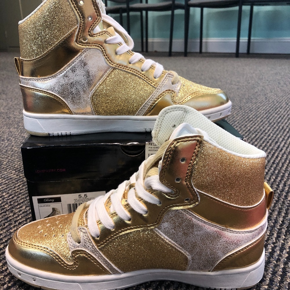 Pastry Gold Sneakers (Size 6)